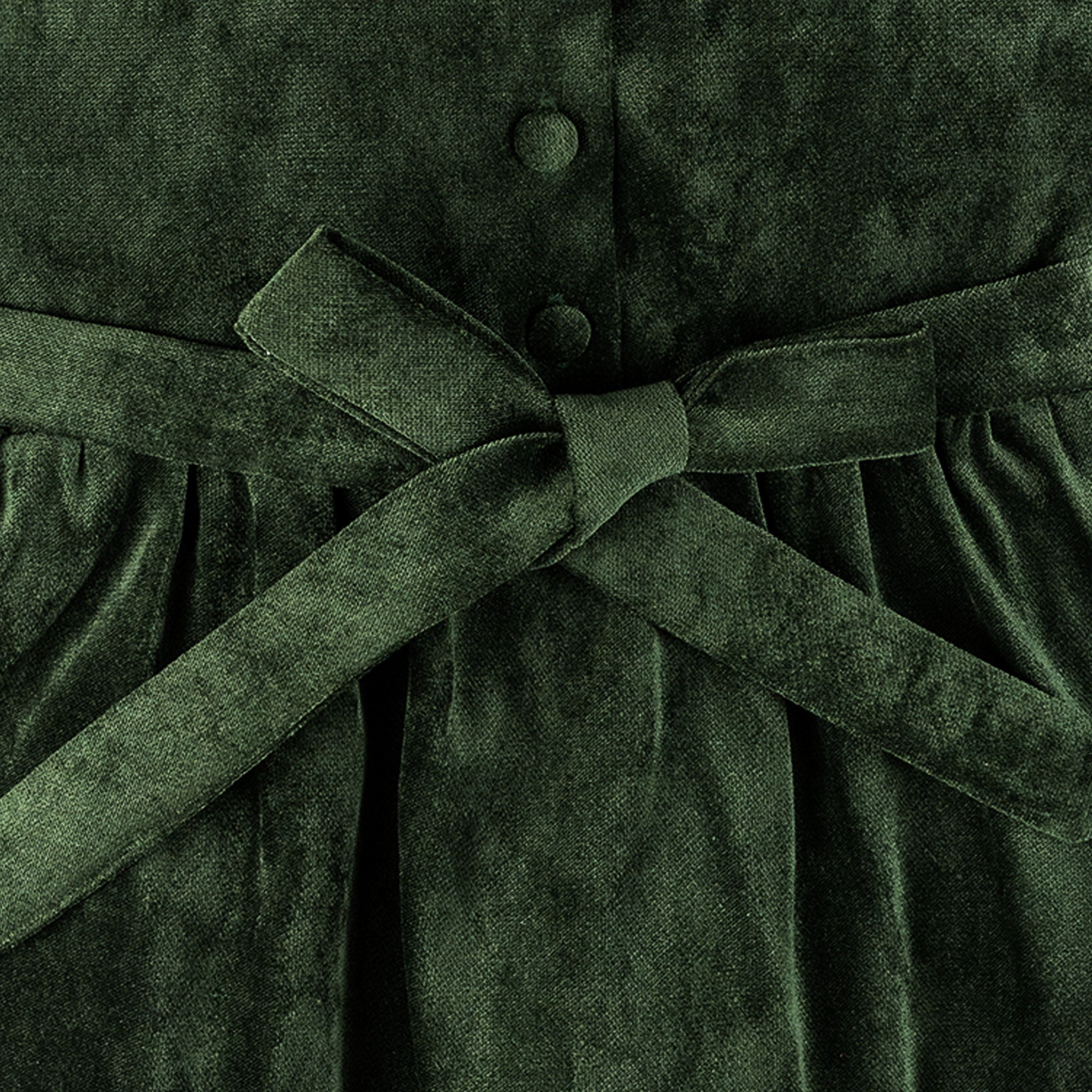 Vestito in velluto verde