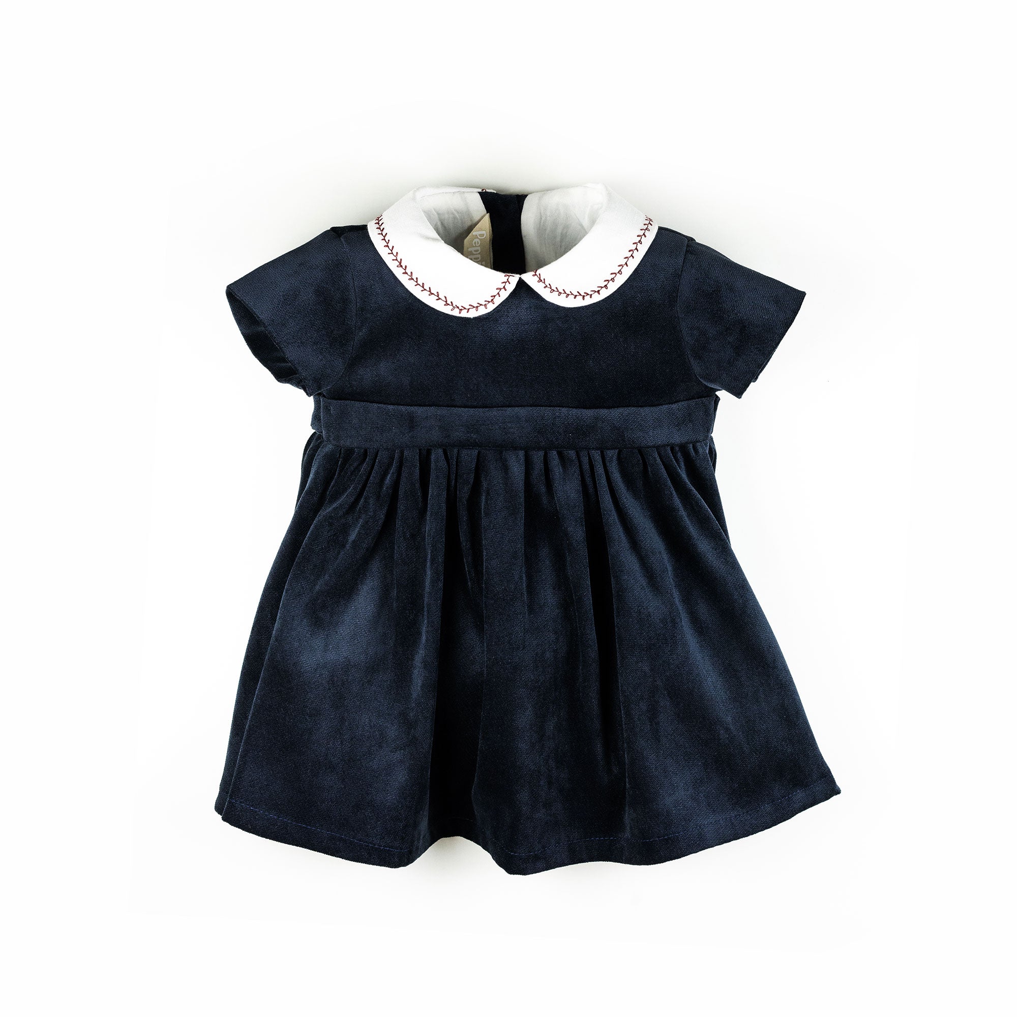 Vestito in velluto blu