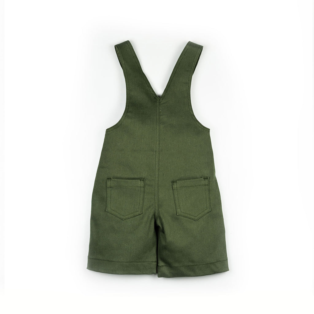 Salopette bambino/a verde militare