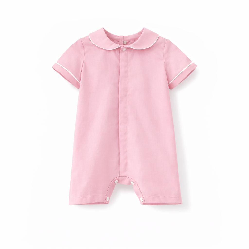 Pigiama sartoriale new born rosa