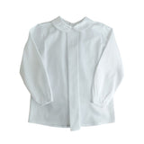 Camicia bambino con piegone in cotone