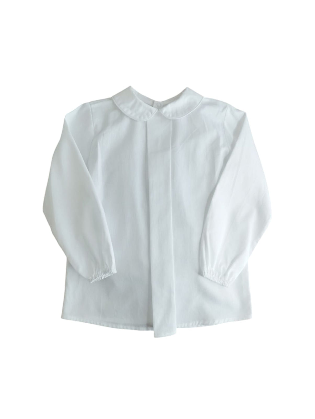 Camicia bambino con piegone in cotone