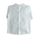 Camicia bambino con piegone in cotone