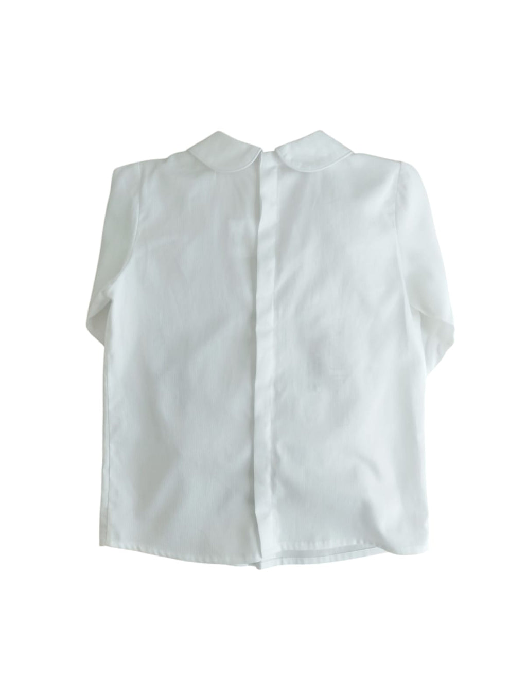 Camicia bambino con piegone in cotone