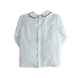 Camicia bambino con profili a contrasto