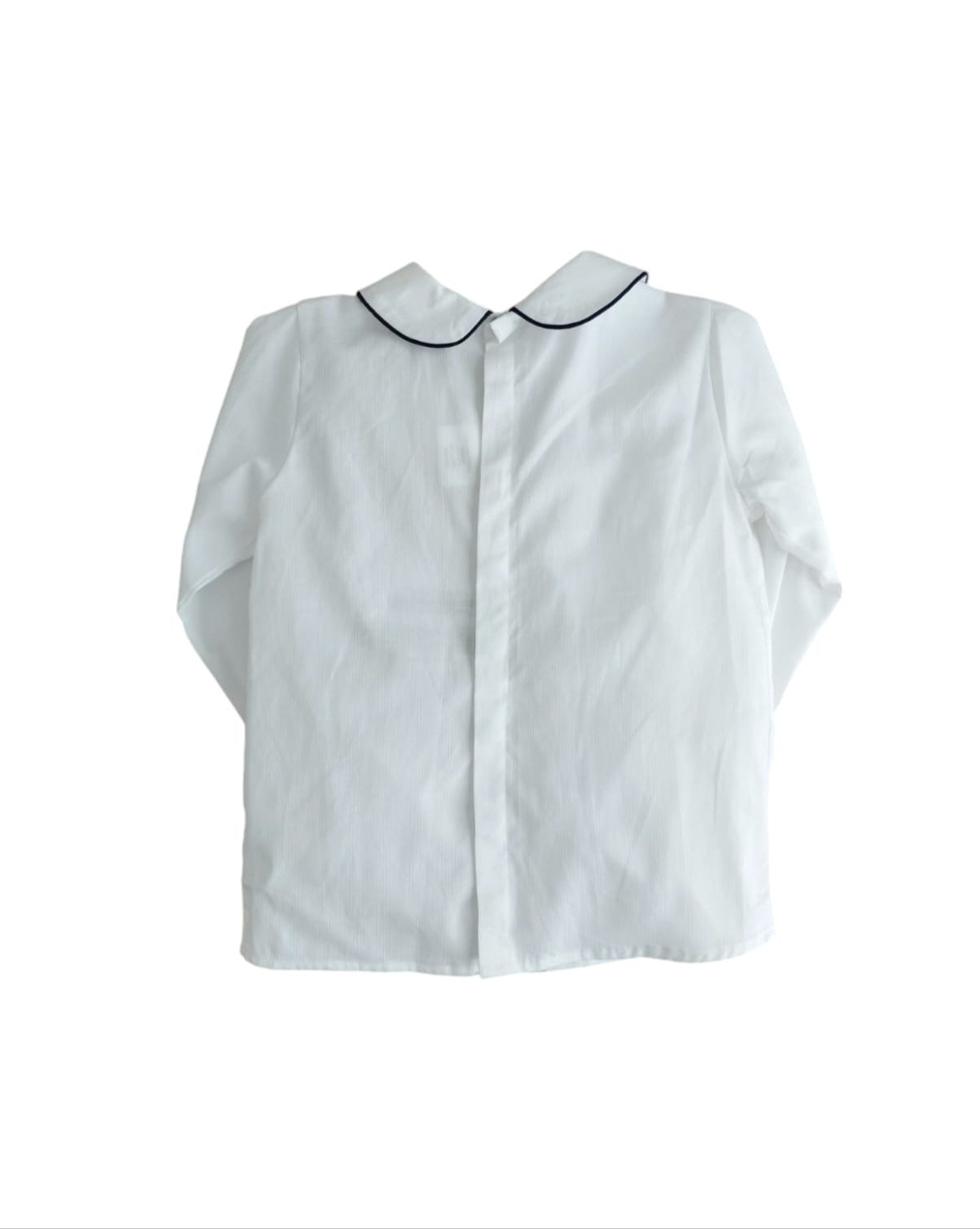 Camicia bambino con profili a contrasto