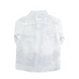 Camicia bambino lino bianco