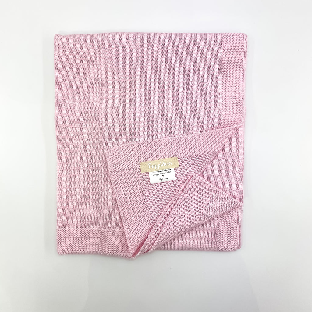 Copertina filo di cotone 4 stagioni rosa