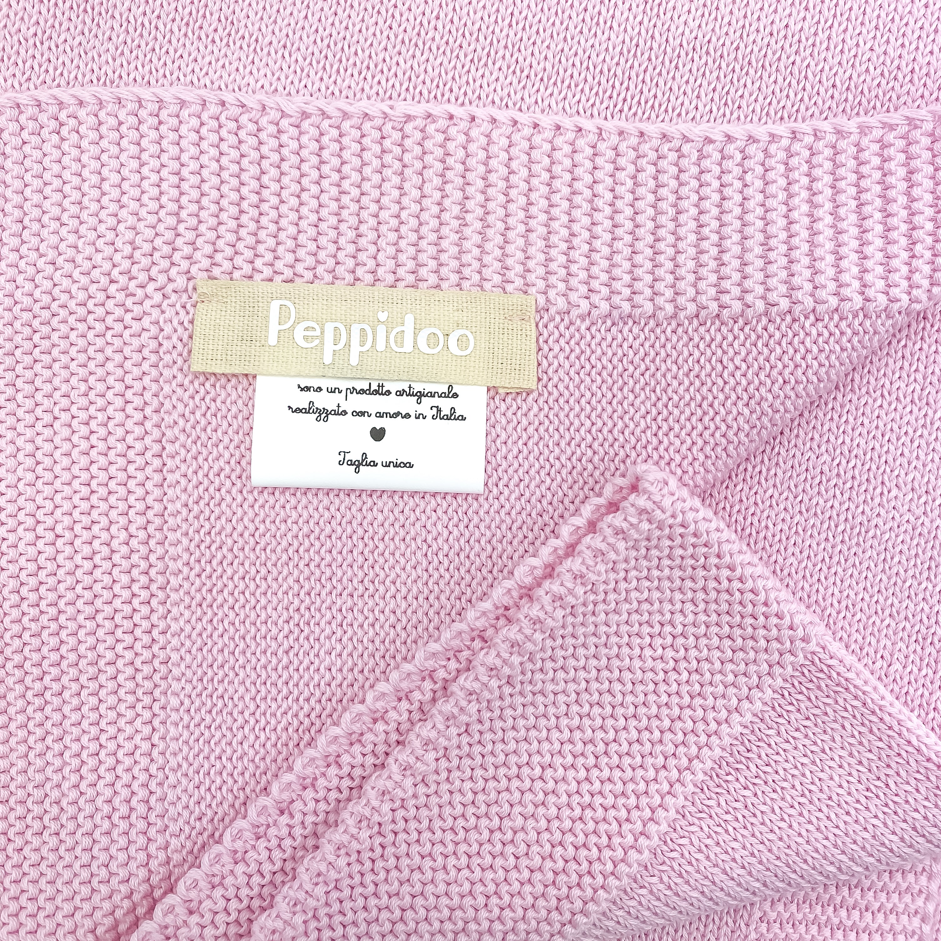 Copertina filo di cotone 4 stagioni rosa