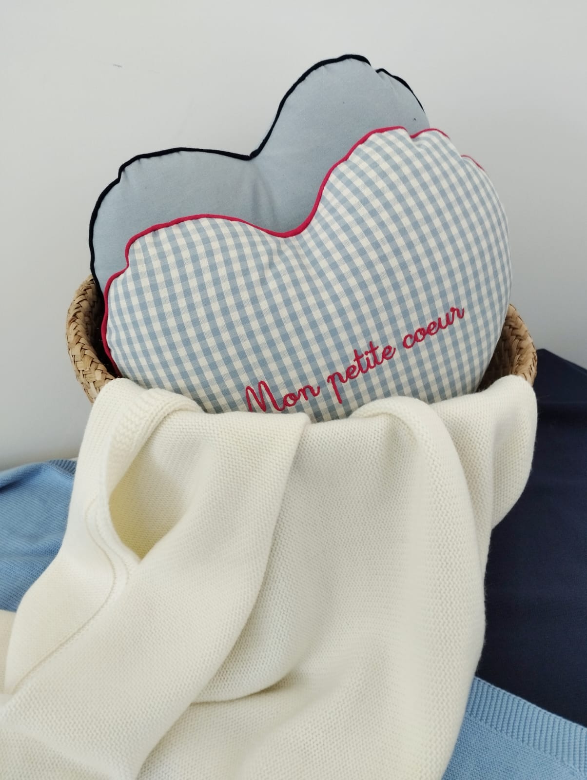 Cuscino cuore personalizabile