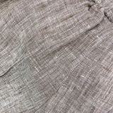 Pantaloni con bretelle lino marrone