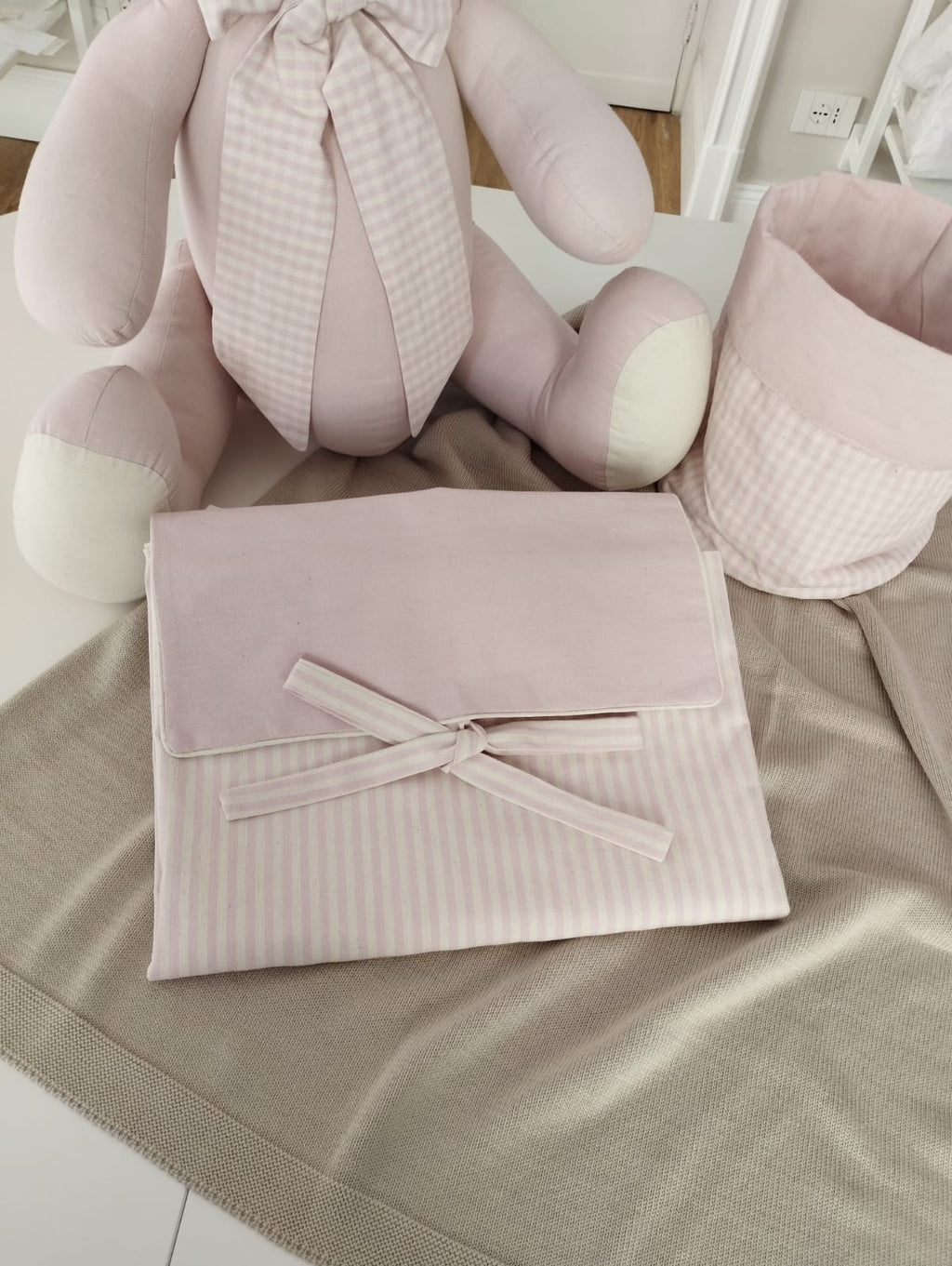 Fasciatoio portatile bicolore