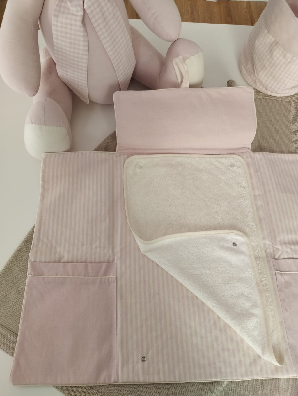 Fasciatoio portatile bicolore