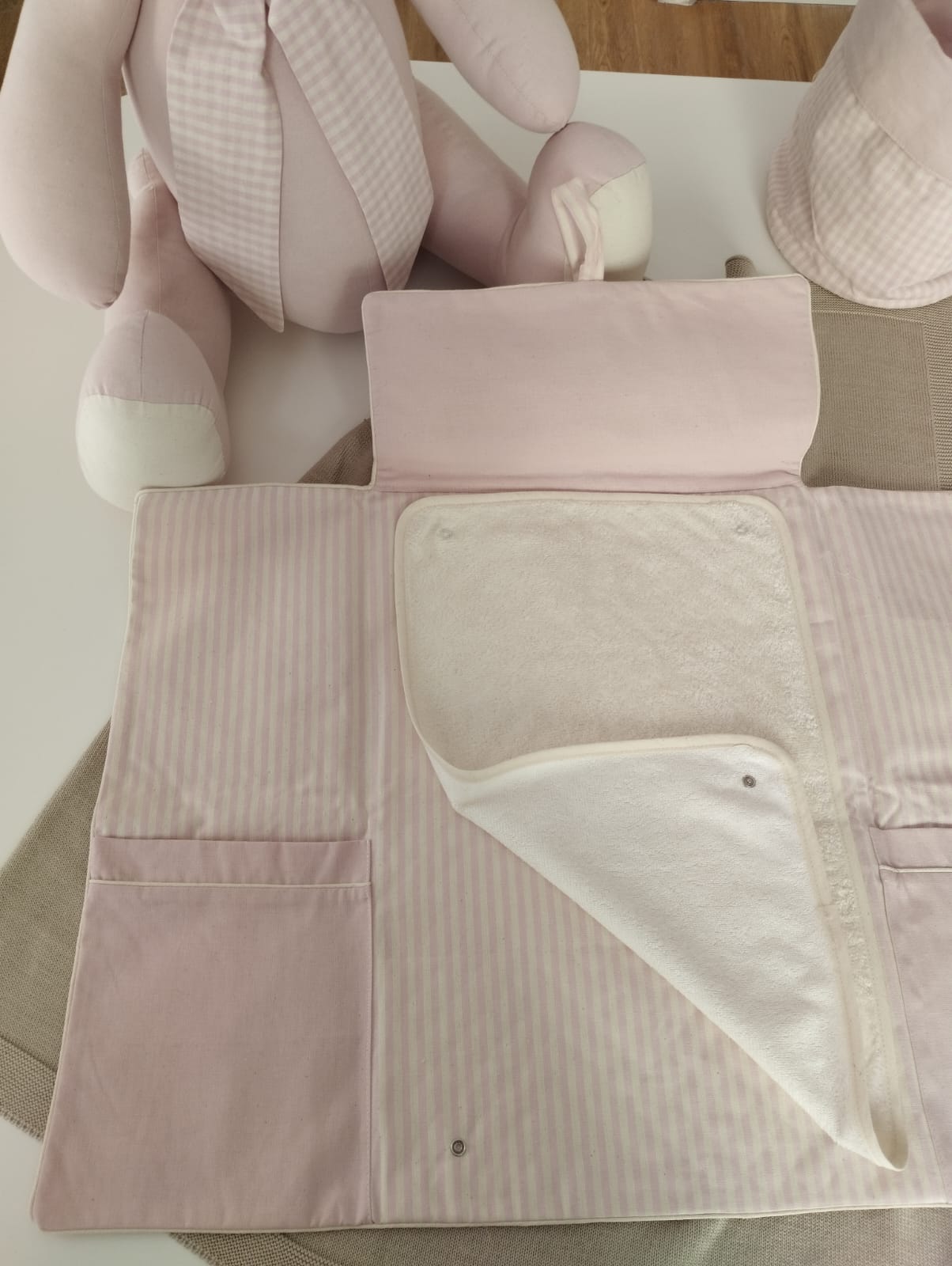 Fasciatoio portatile bicolore