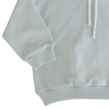 Felpa con cappuccio bambino/a celeste chiaro