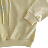 Felpa con cappuccio bambino/a giallo