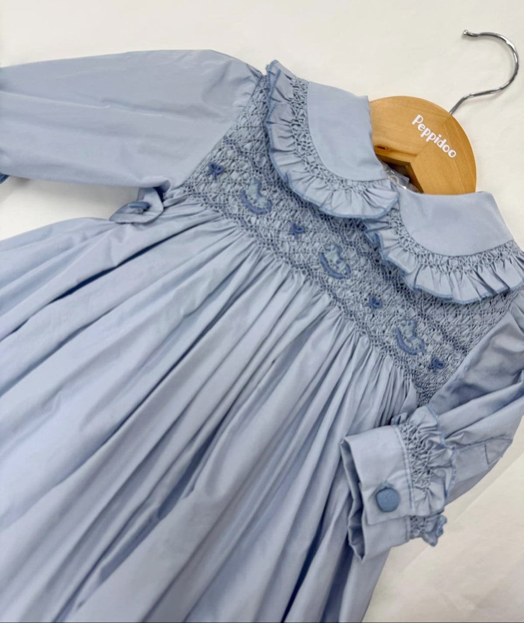 Pagliaccetto Battesimale con punto smock su misura