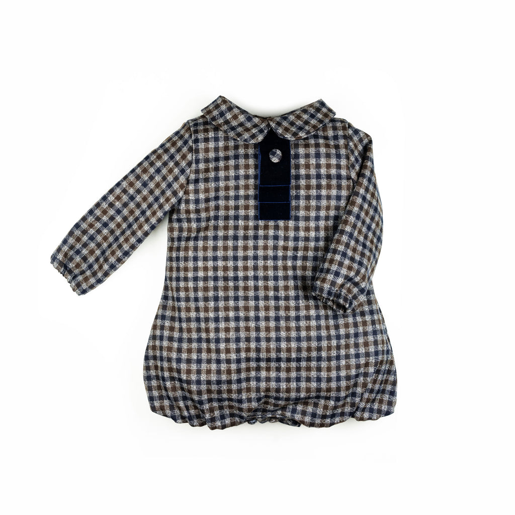 Pagliaccetto a qudri blu