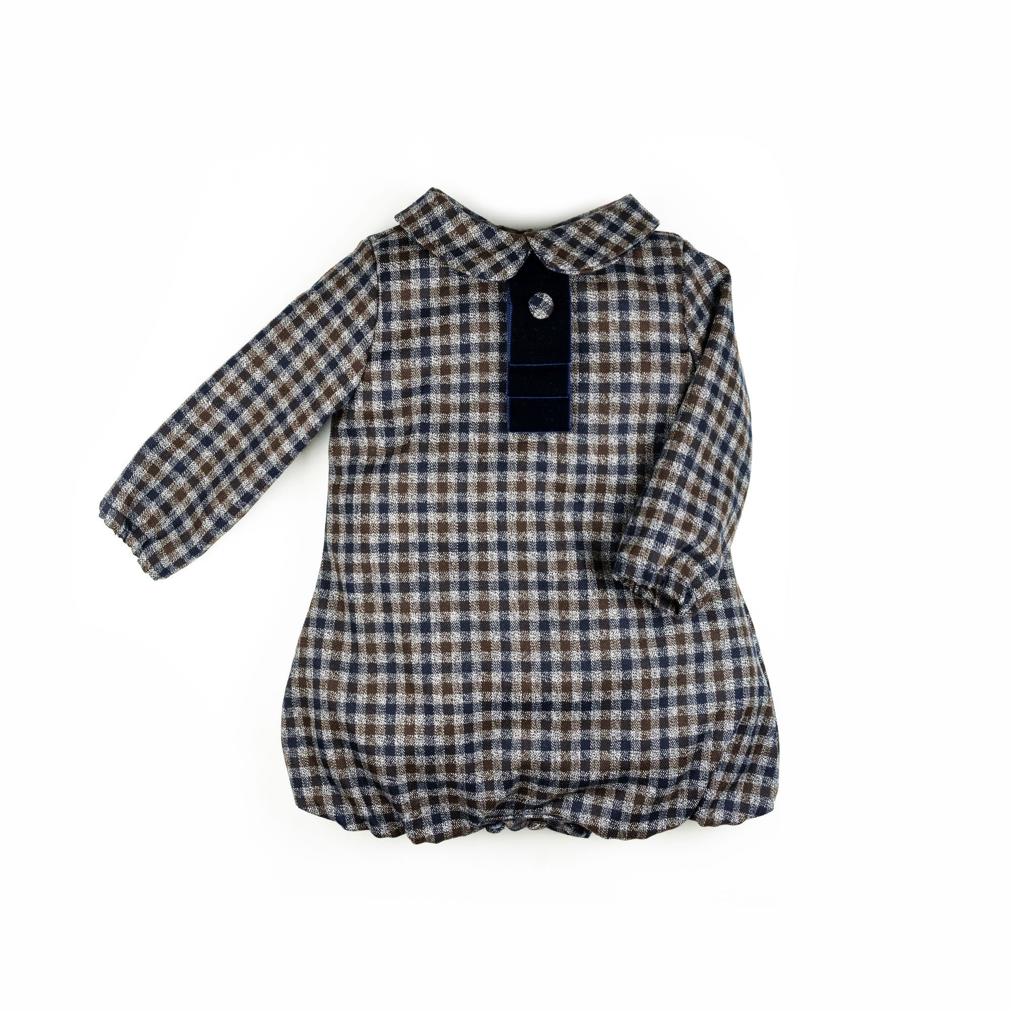 Pagliaccetto a qudri blu