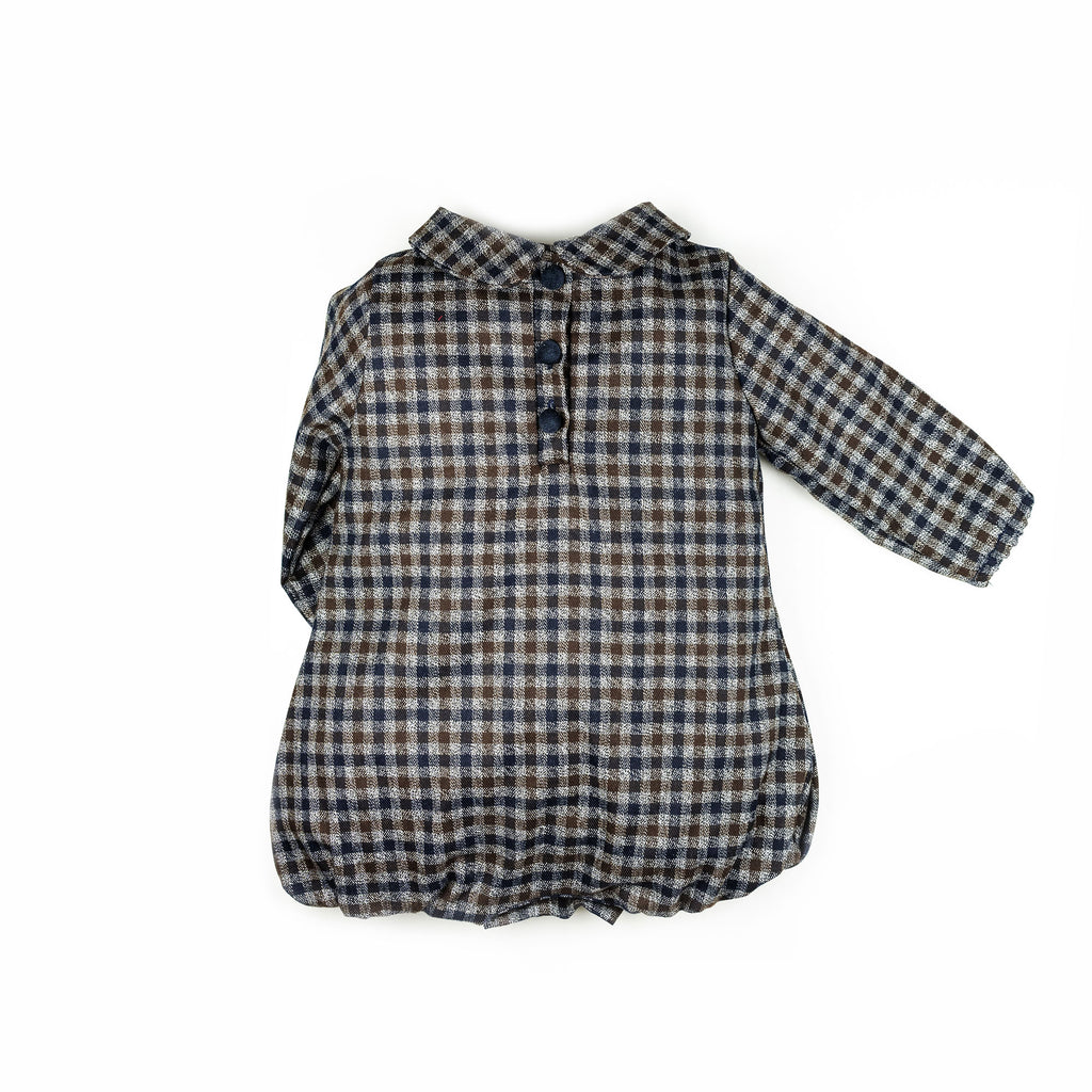 Pagliaccetto a qudri blu