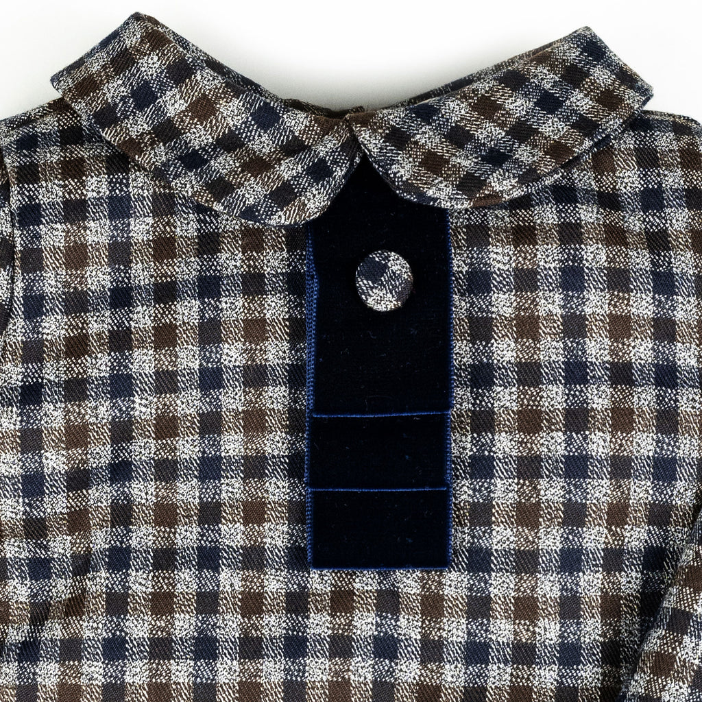 Pagliaccetto a qudri blu