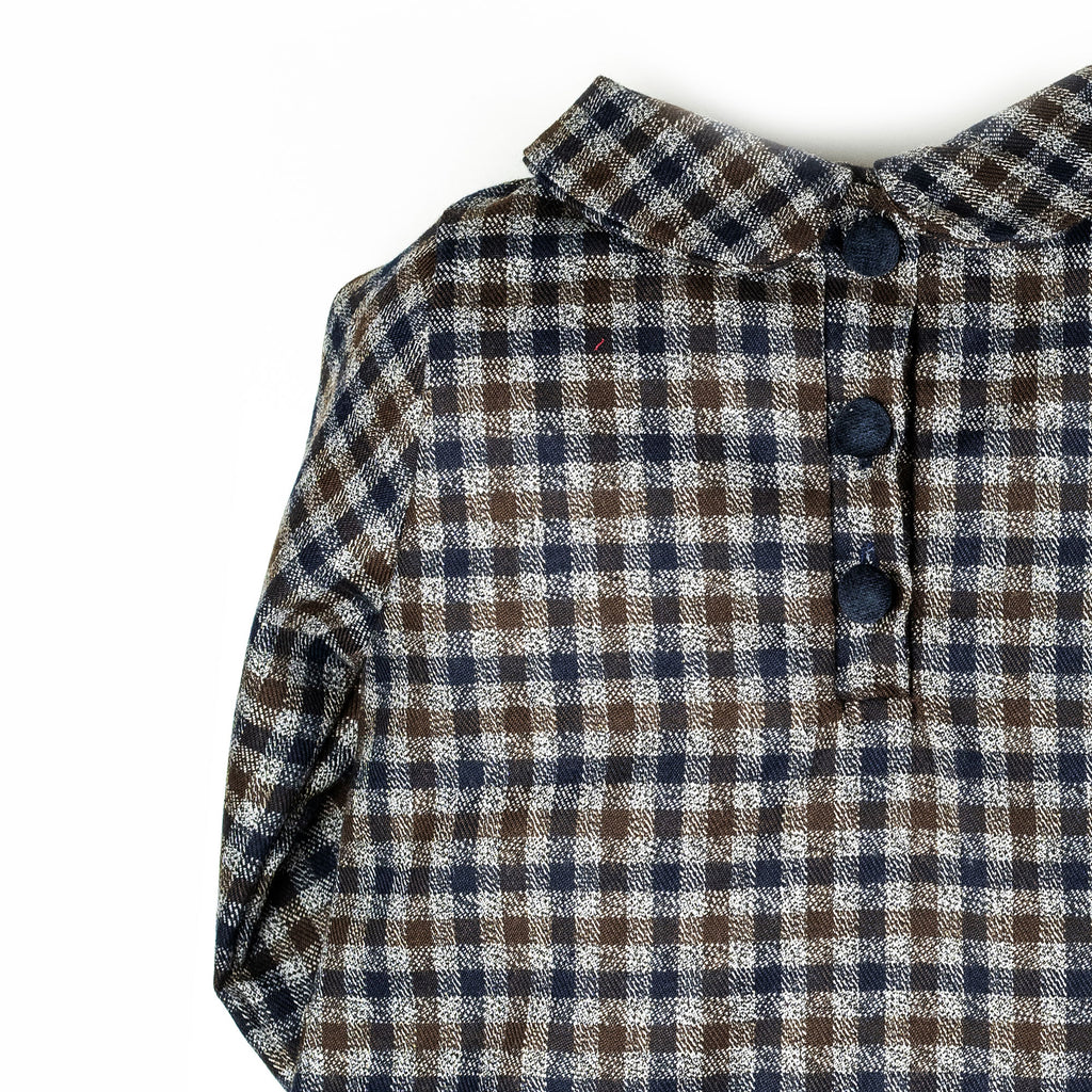 Pagliaccetto a qudri blu