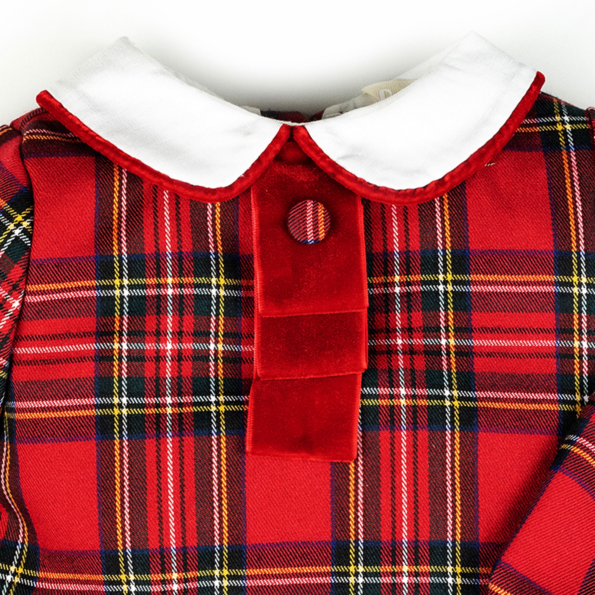 Pagliaccetto in tartan rosso