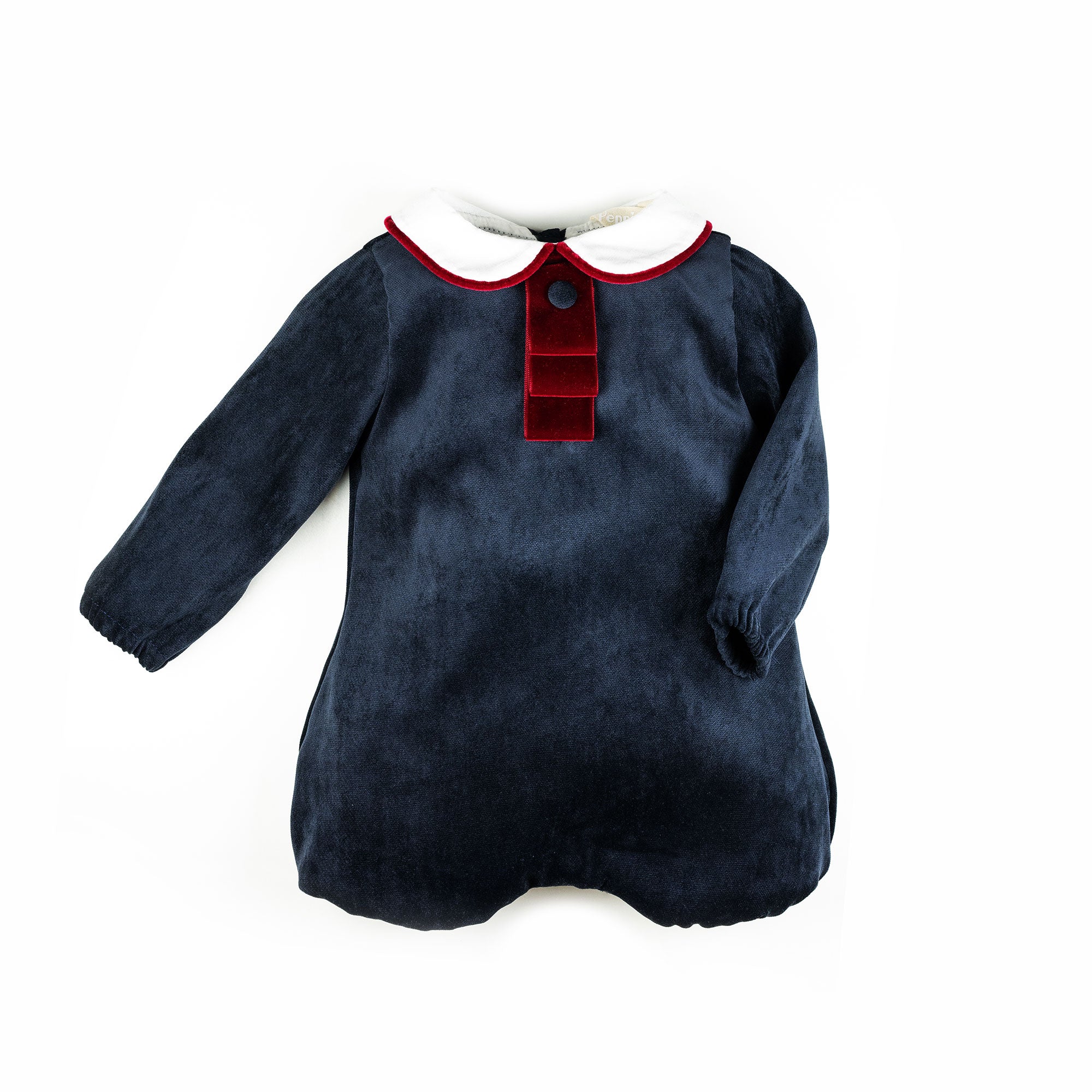 Pagliaccetto in velluto blu