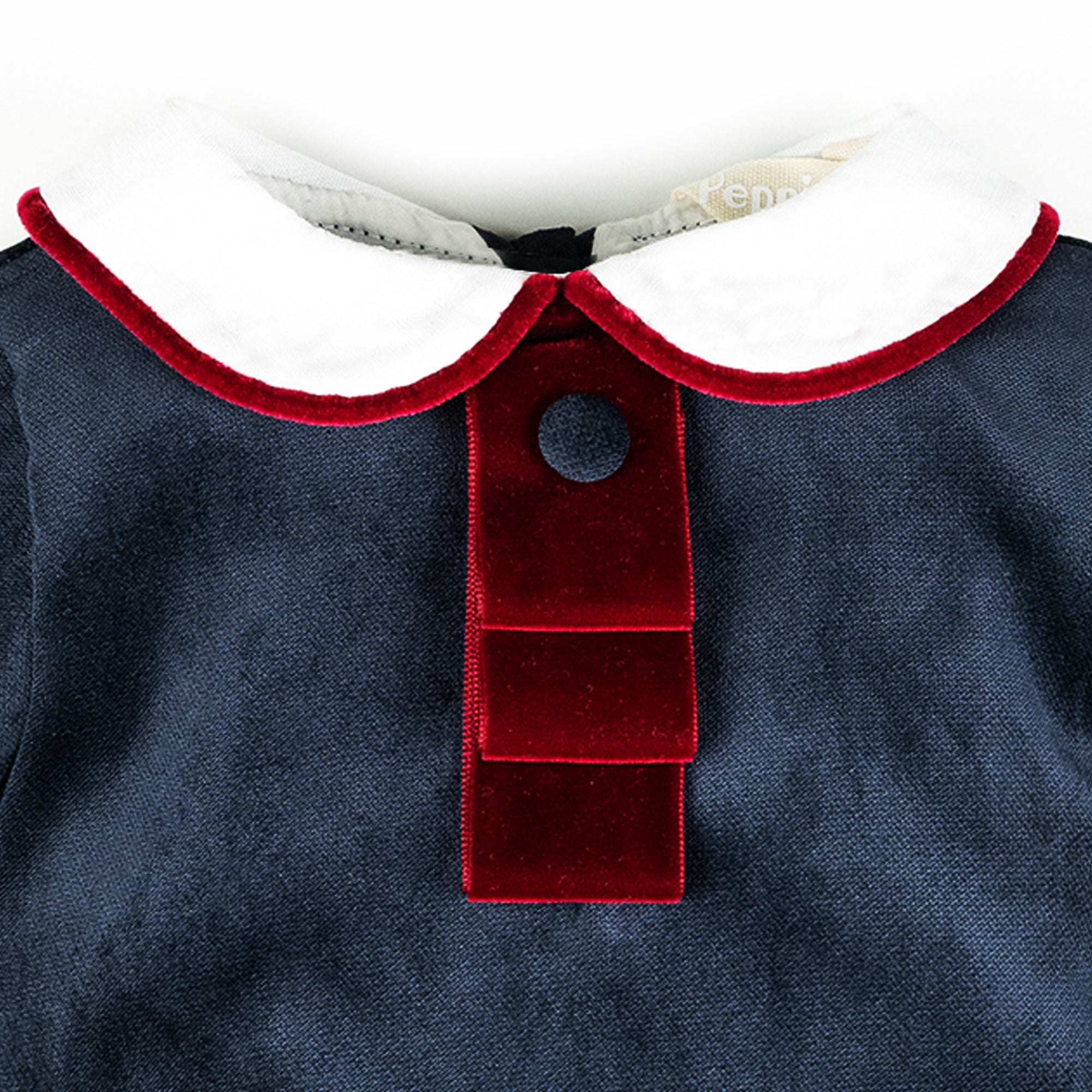 Pagliaccetto in velluto blu