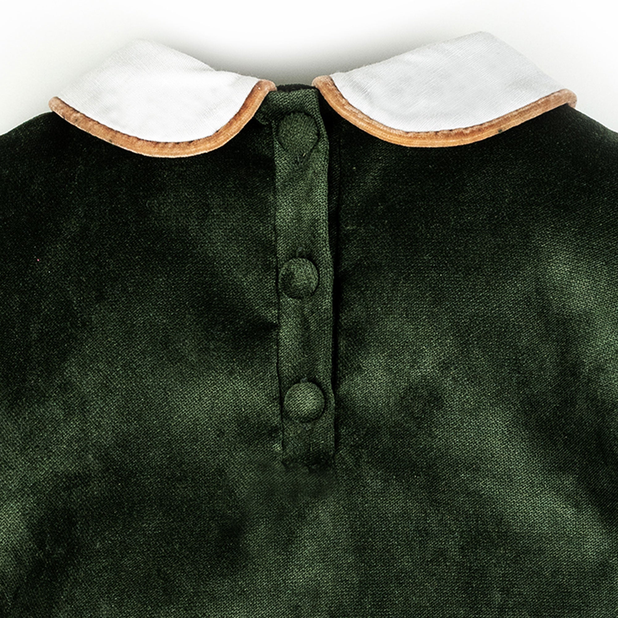 Pagliaccetto in velluto verde