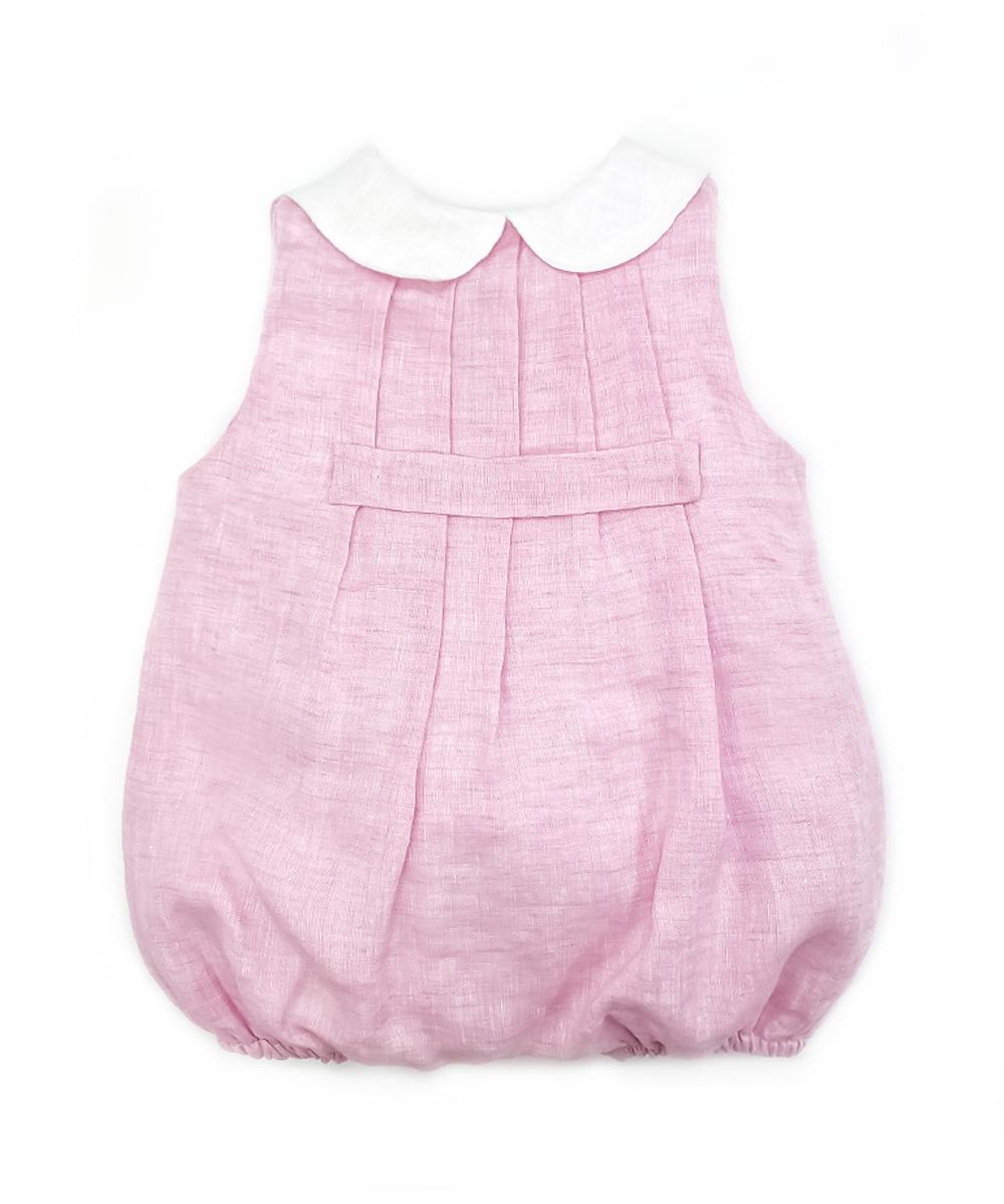 Pagliaccetto lino rosa
