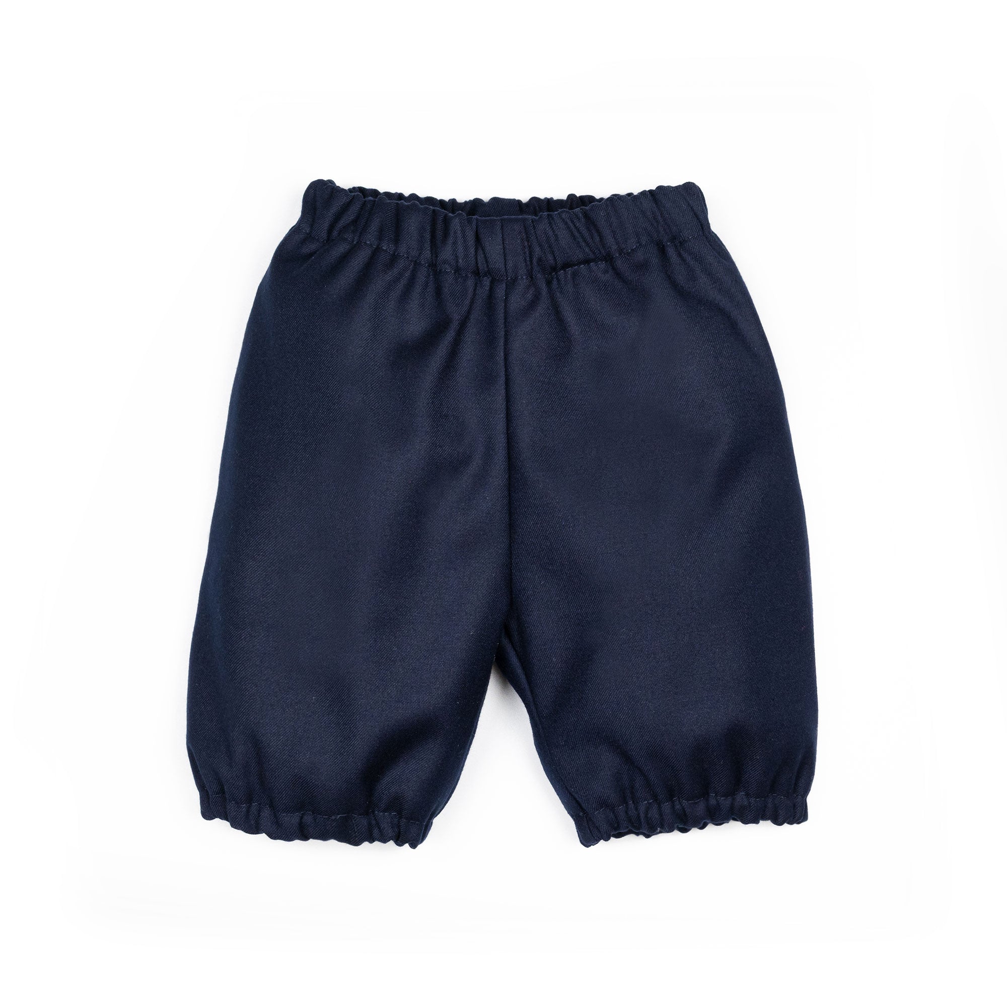 Pantaloni all'inglese con elastico blu