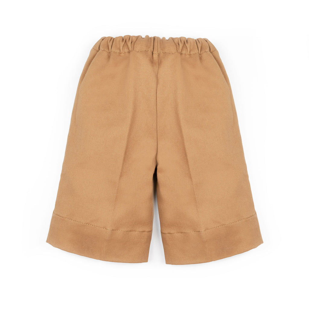 Pantaloni alla caviglia marrone