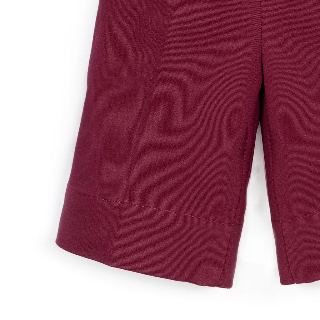 Pantaloni alla caviglia bordeaux