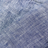 Pantaloni corti lino blu jeans