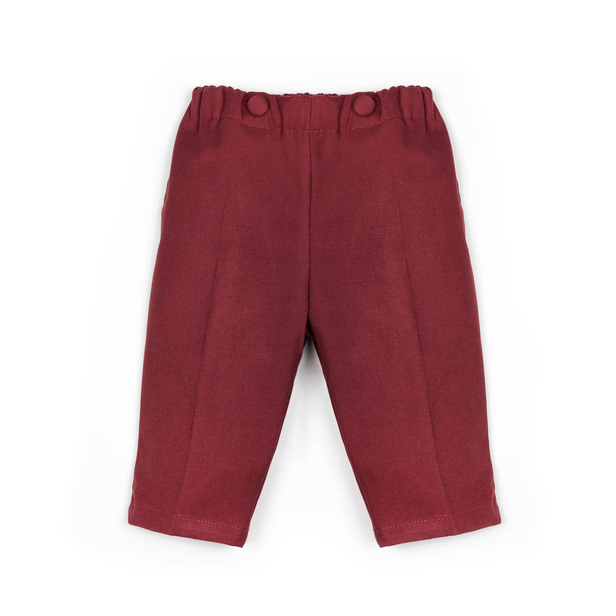 Pantaloni lunghi bordeaux