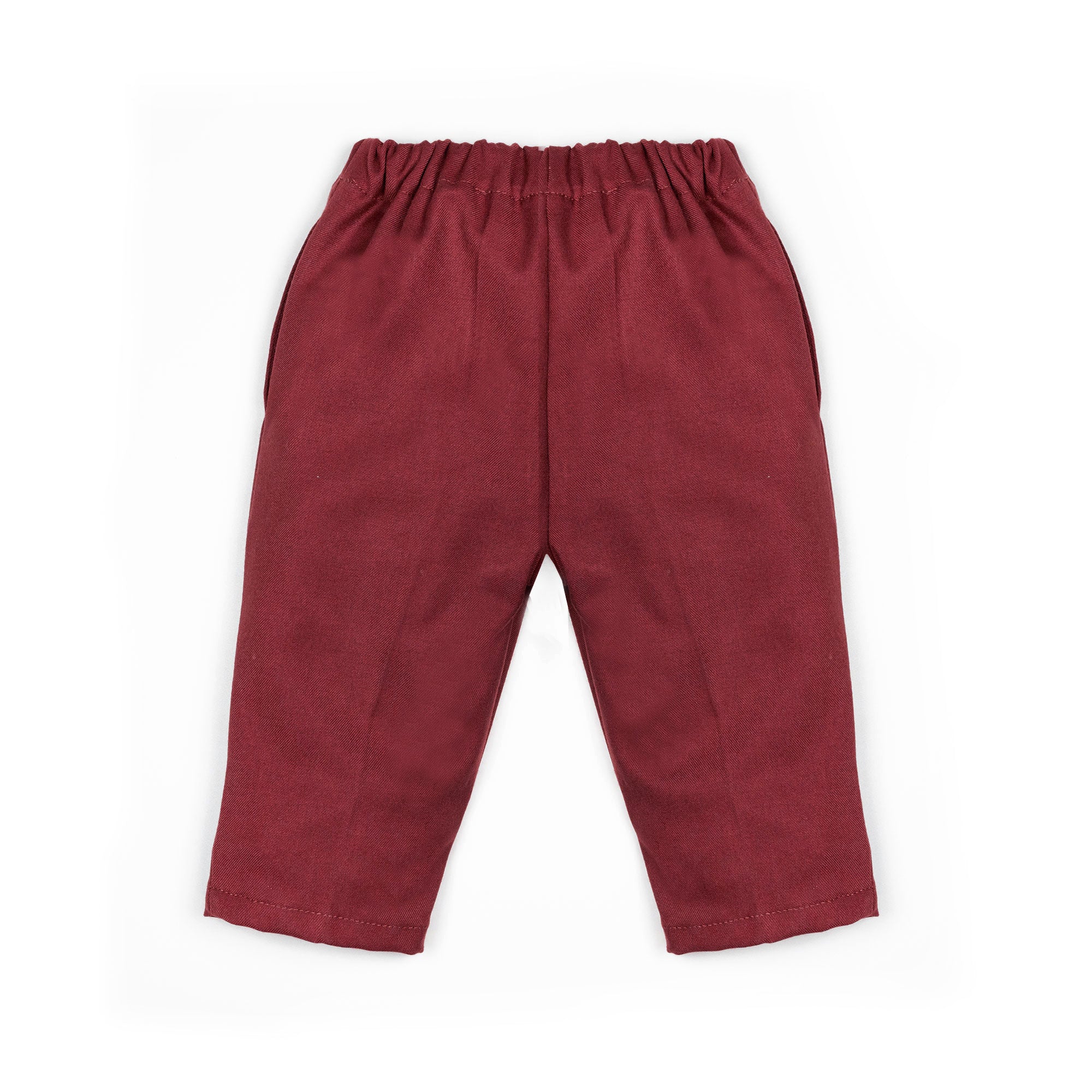 Pantaloni lunghi bordeaux