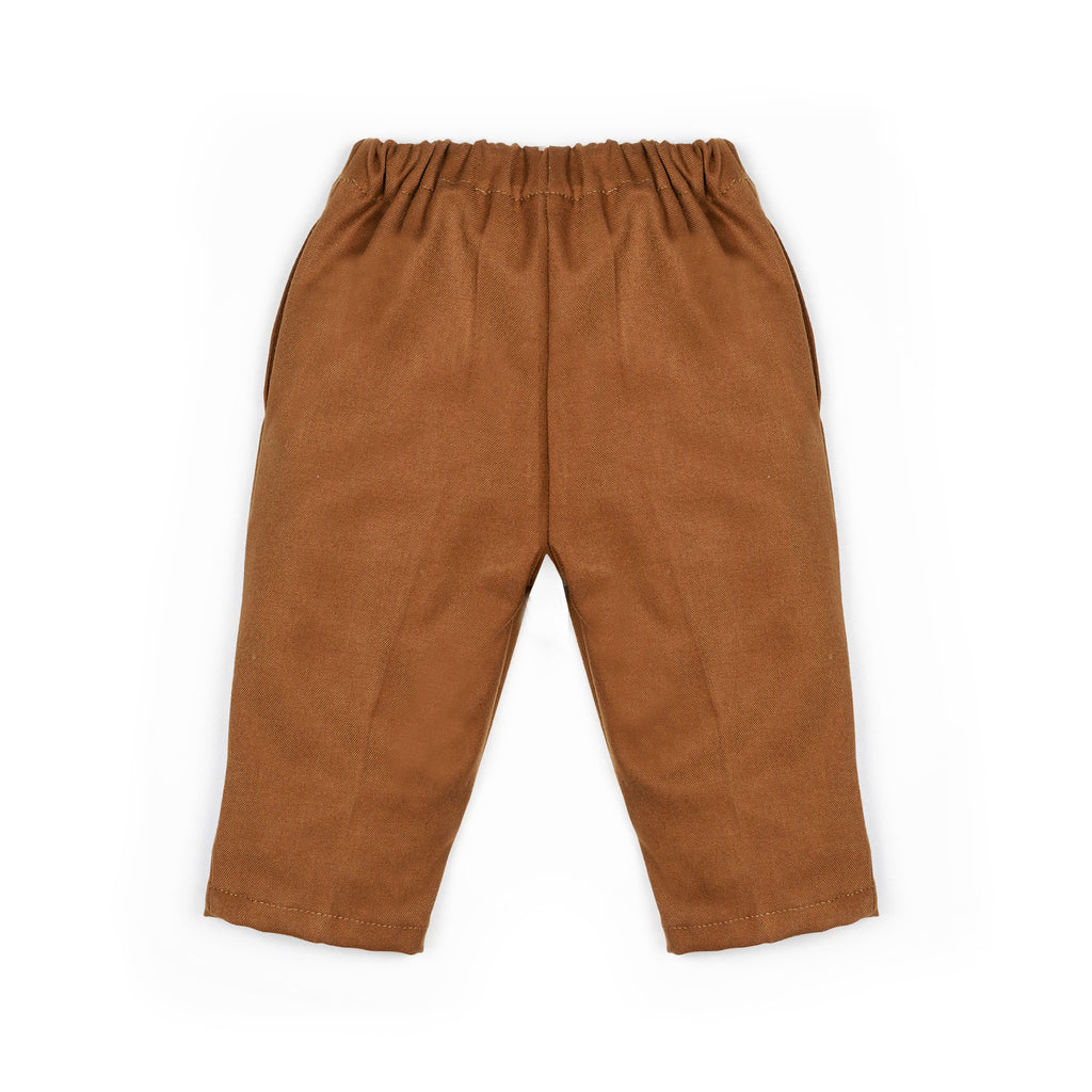 Pantaloni lunghi marrone