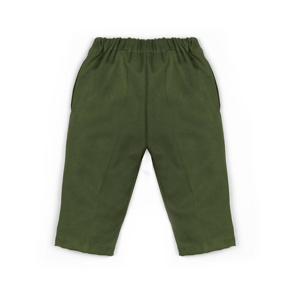 Pantaloni lunghi verde