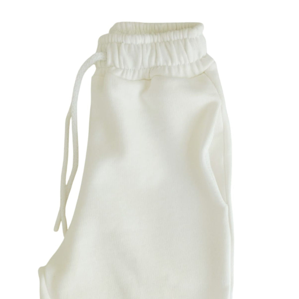 Pantaloni tuta bambino/a bianco