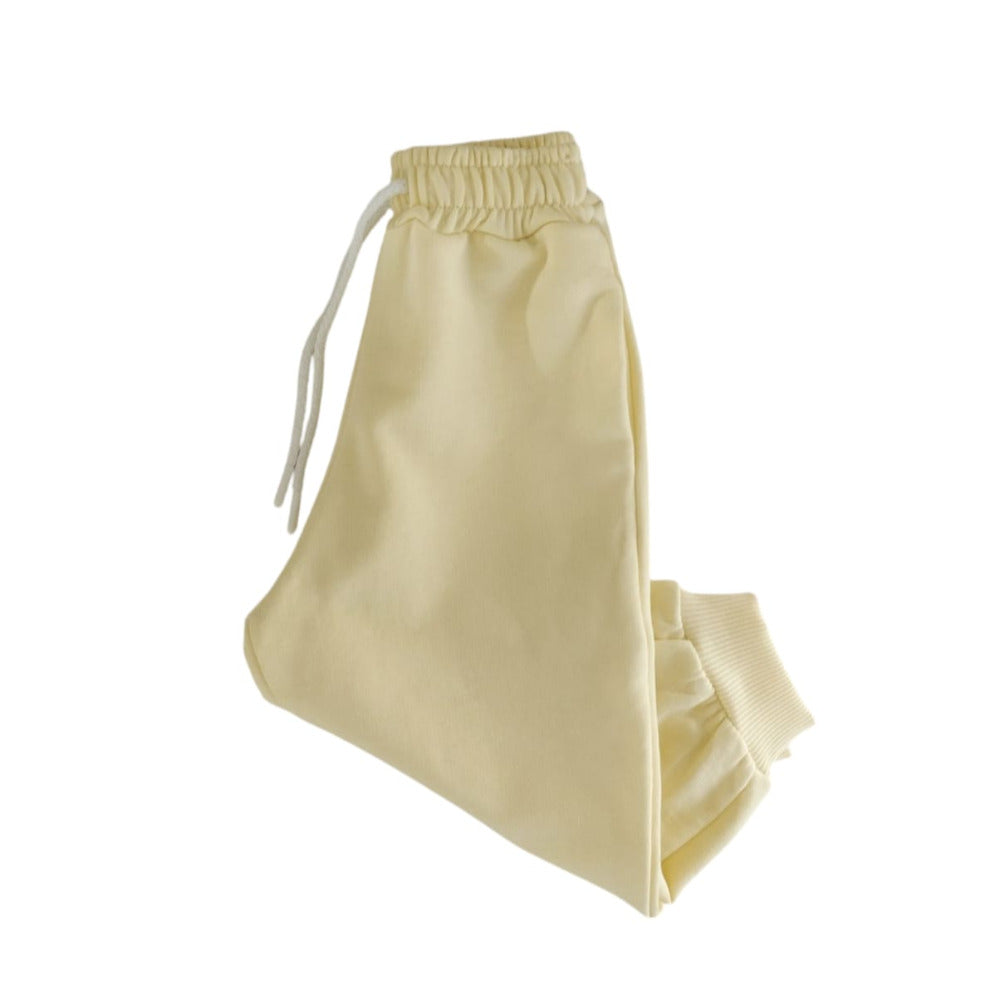 Pantaloni tuta bambino/a giallo