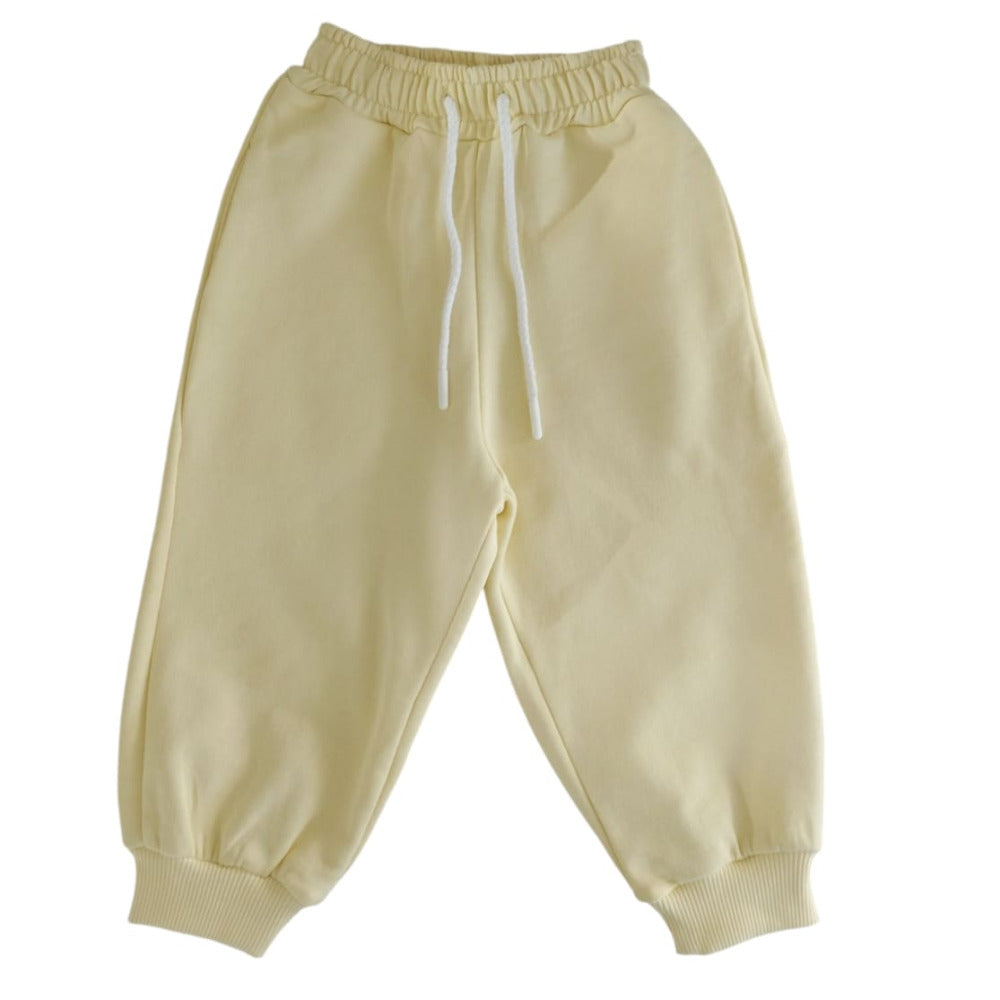 Pantaloni tuta bambino/a giallo
