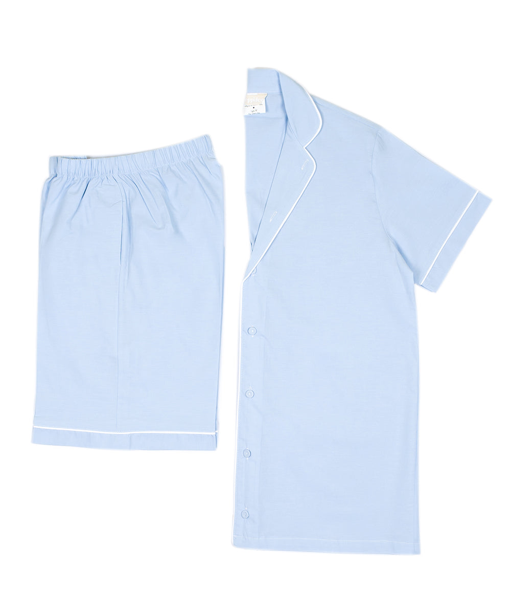 Pigiama sartoriale adulto celeste