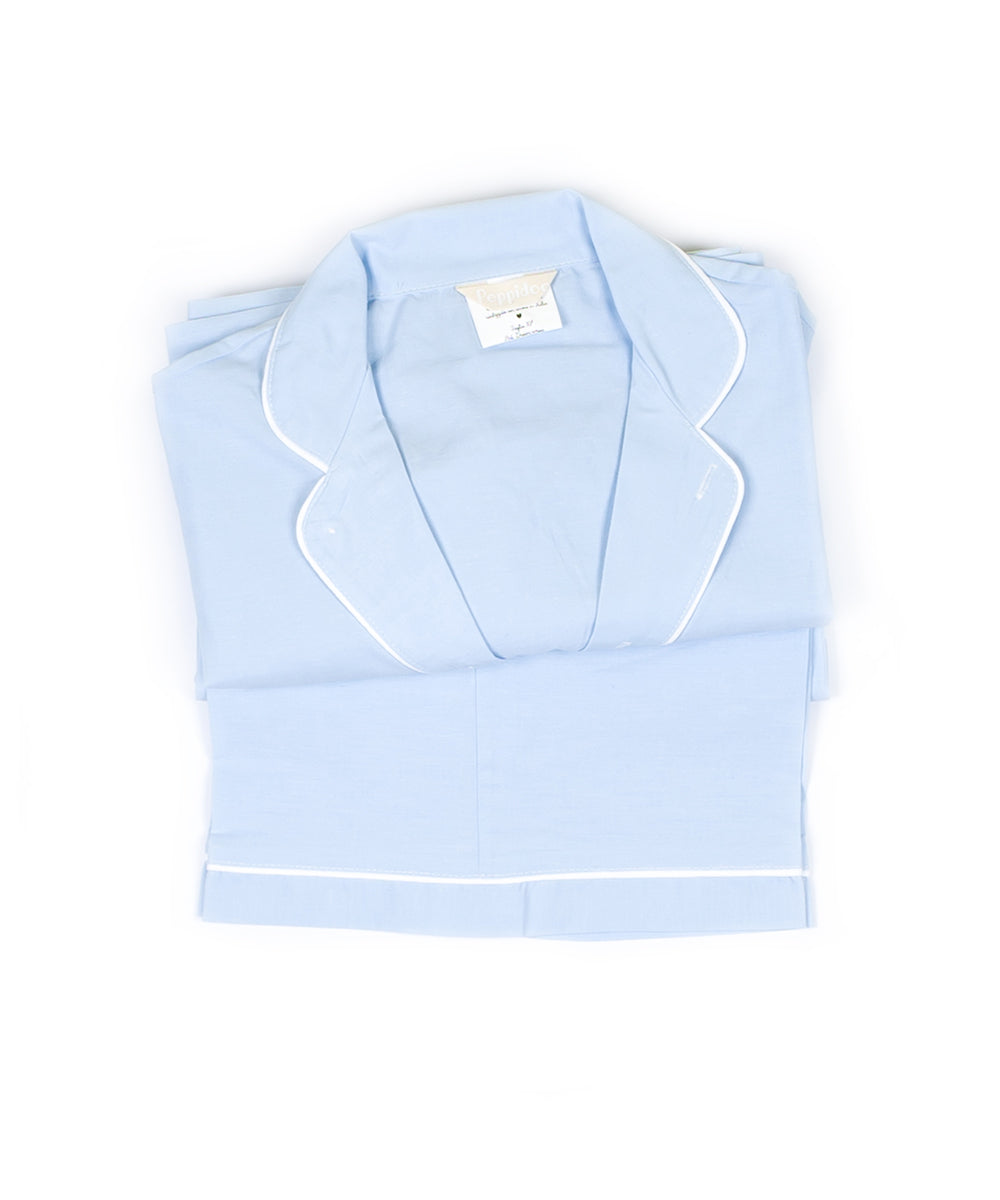 Pigiama sartoriale adulto celeste