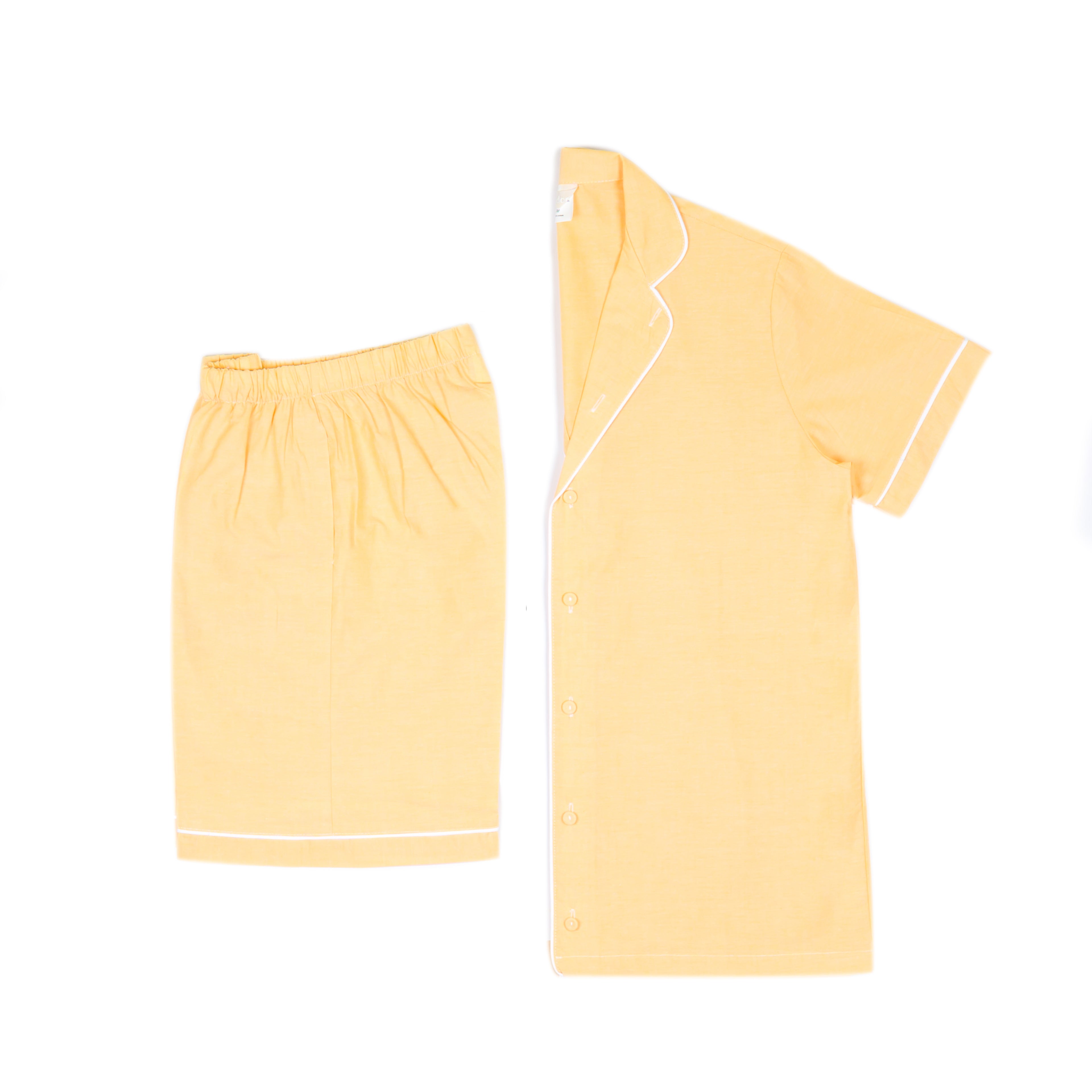 Pigiama sartoriale adulto giallo
