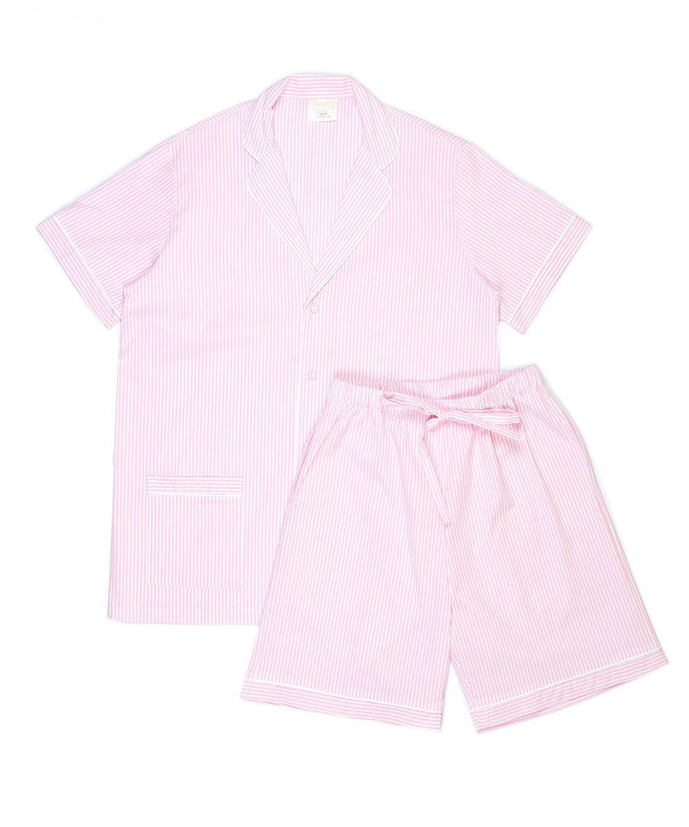 Pigiama sartoriale adulto righe rosa