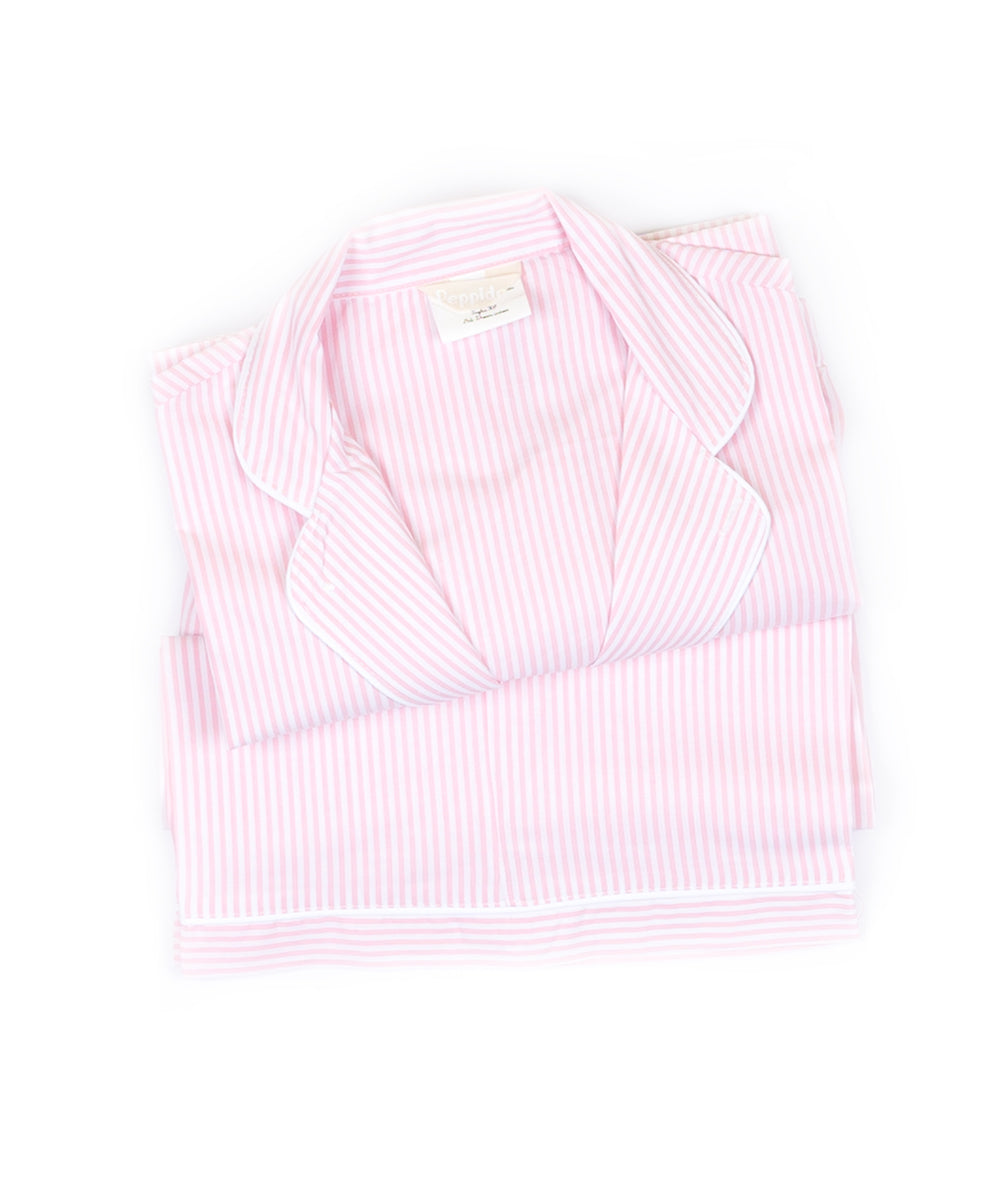 Pigiama sartoriale adulto righe rosa