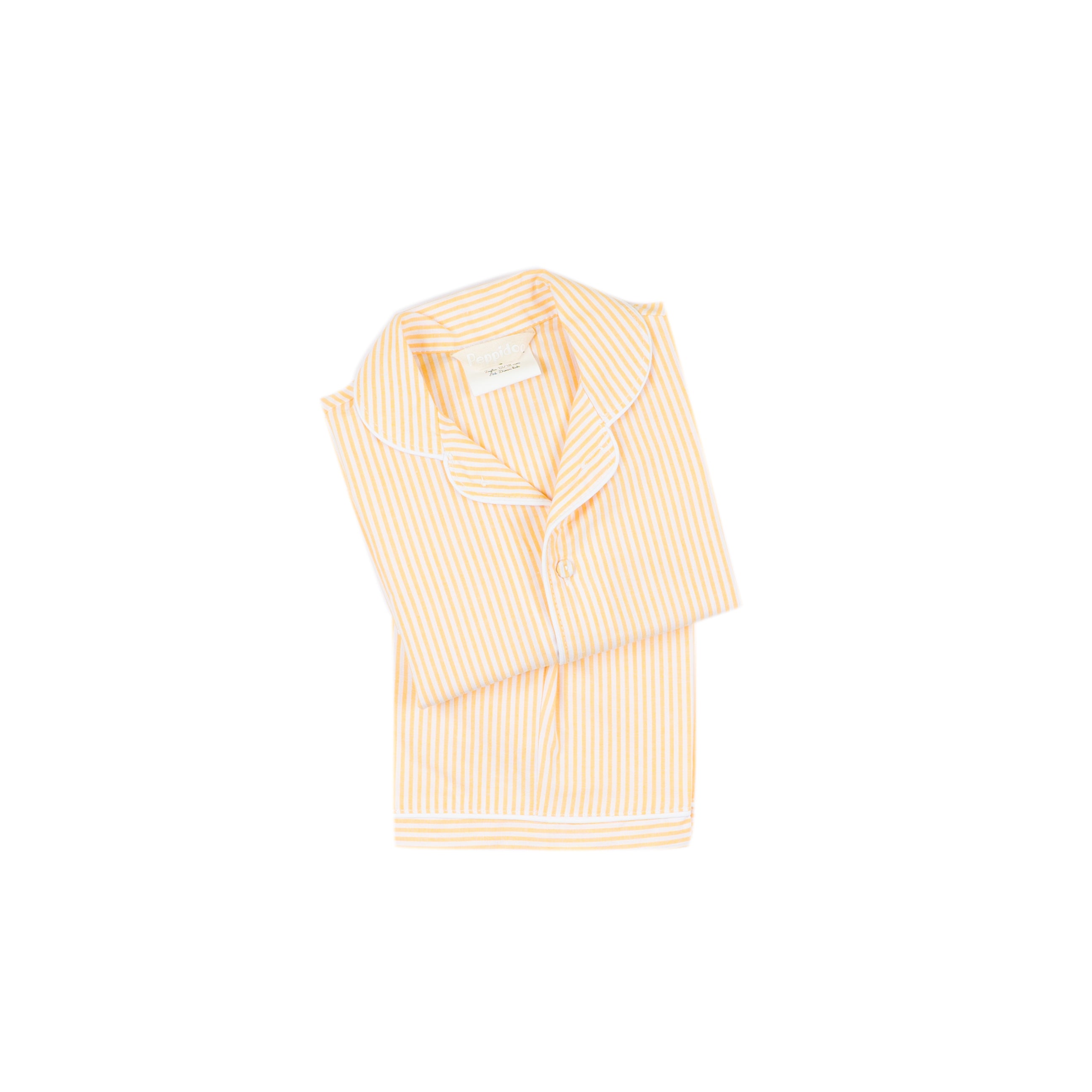 Pigiama sartoriale bambino/a righe giallo