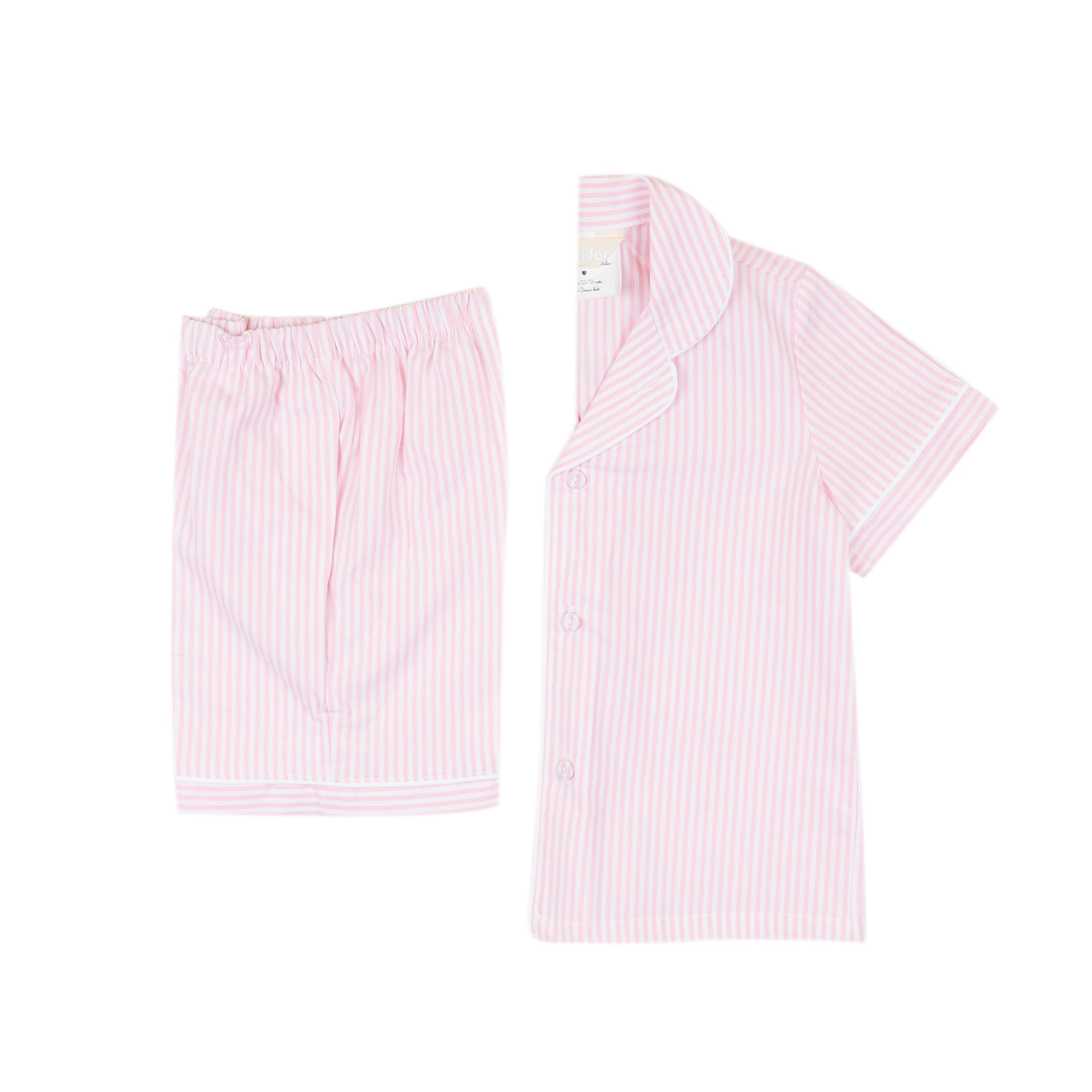 Pigiama sartoriale bambino/a righe rosa