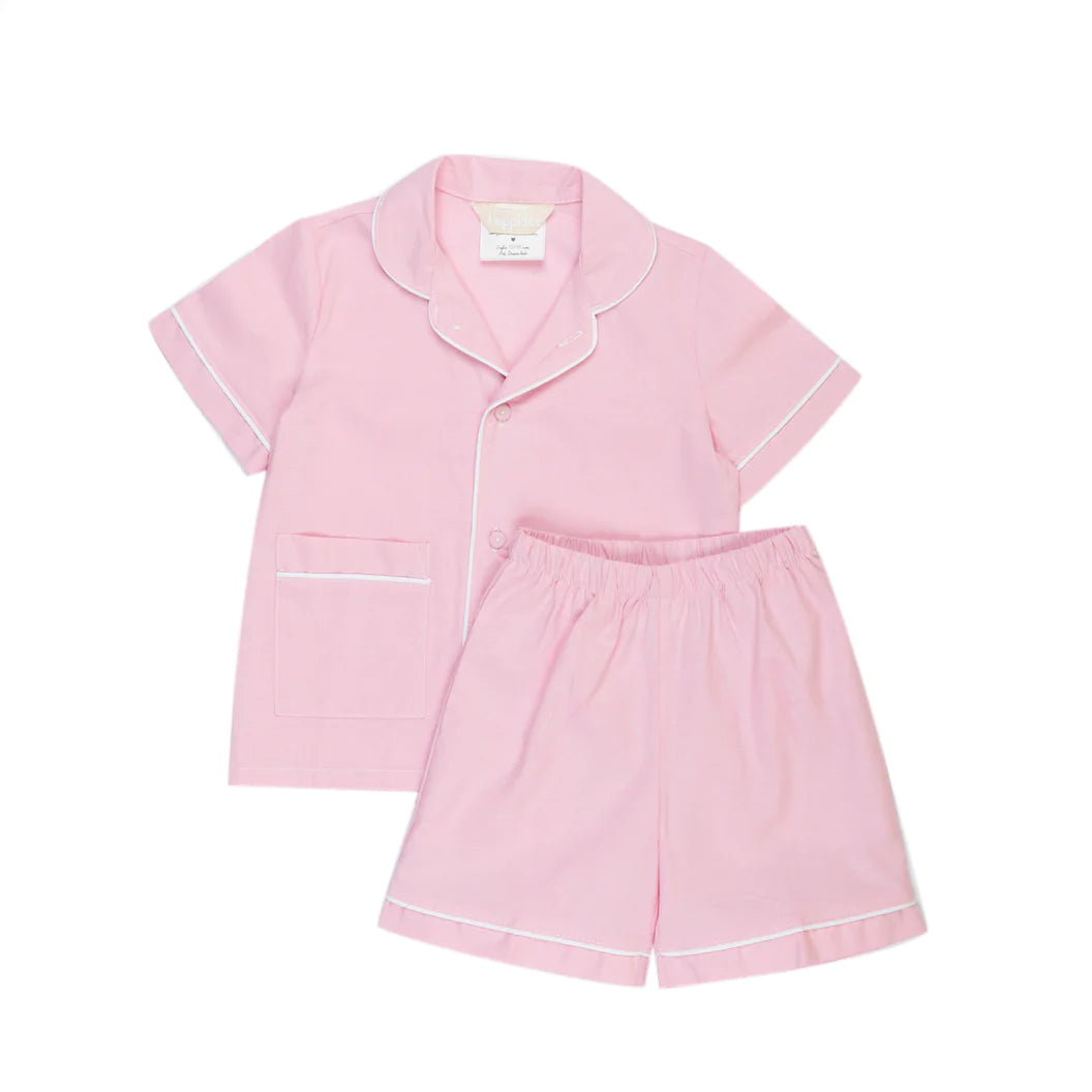 Pigiama sartoriale bambino/a rosa